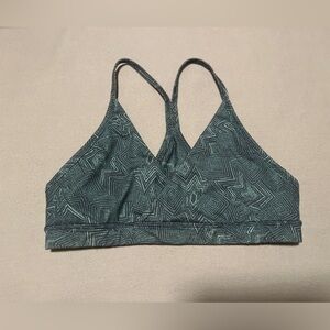 Patagonia Teal Geometric Bikini Top size small